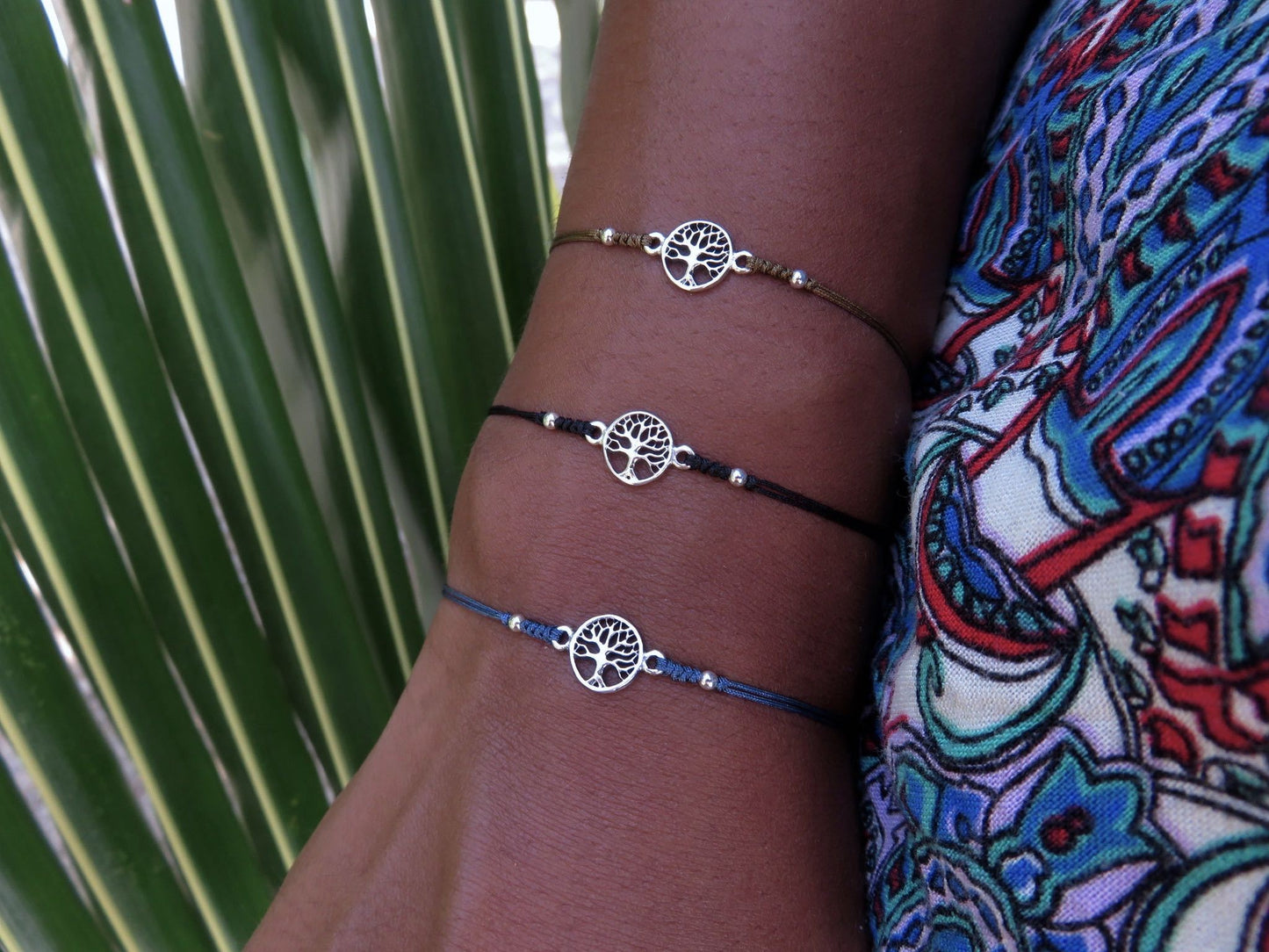 Armband mit kleinem Lebensbaum aus Silber