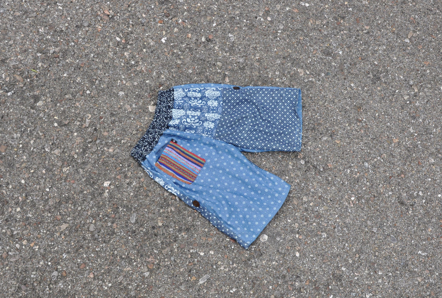 Comfortable jeans pants for children in blue