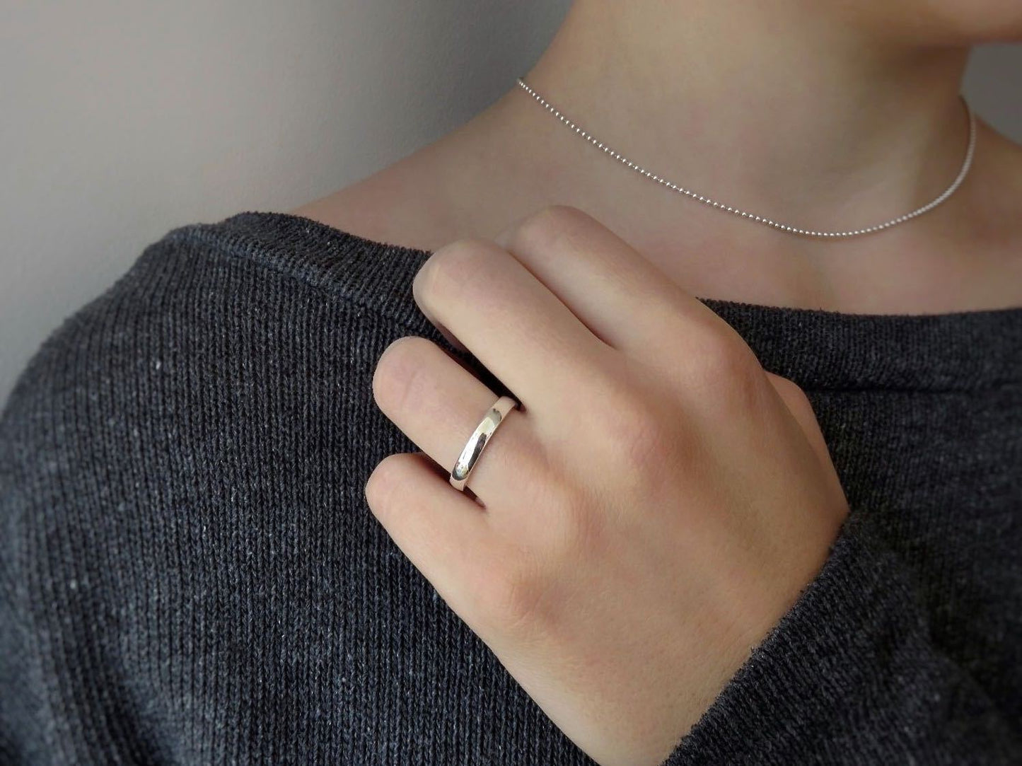 Kugelkette aus Silber in verschiedenen Längen