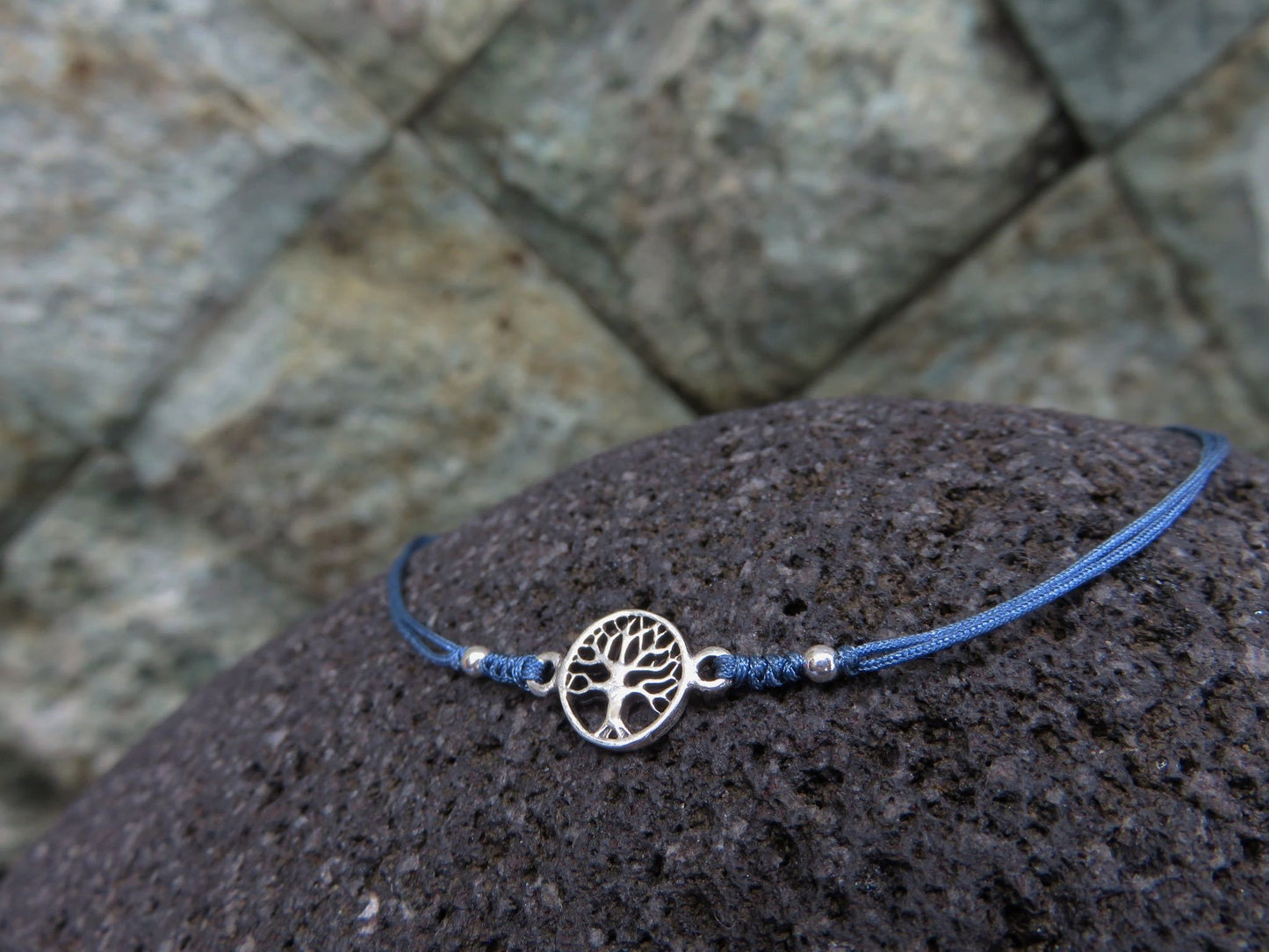 Armband mit kleinem Lebensbaum aus Silber