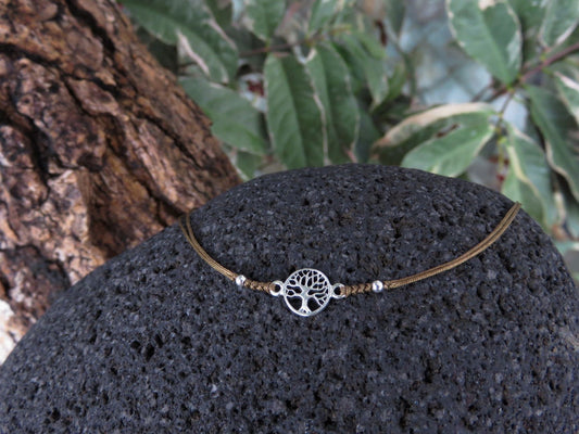Armband mit kleinem Lebensbaum aus Silber