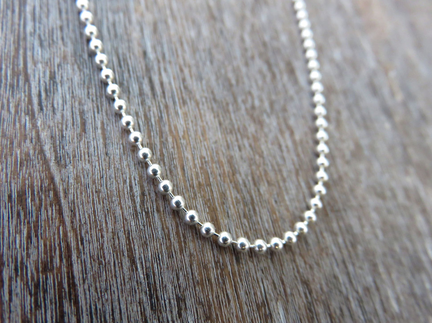 Kugelkette aus Silber in verschiedenen Längen