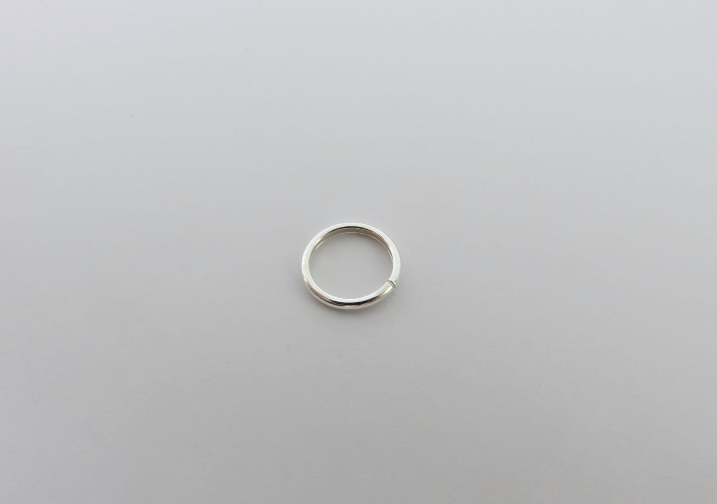 Silver nose ring