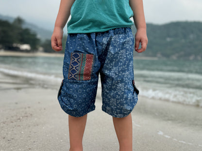 Comfortable jeans pants for children in blue 