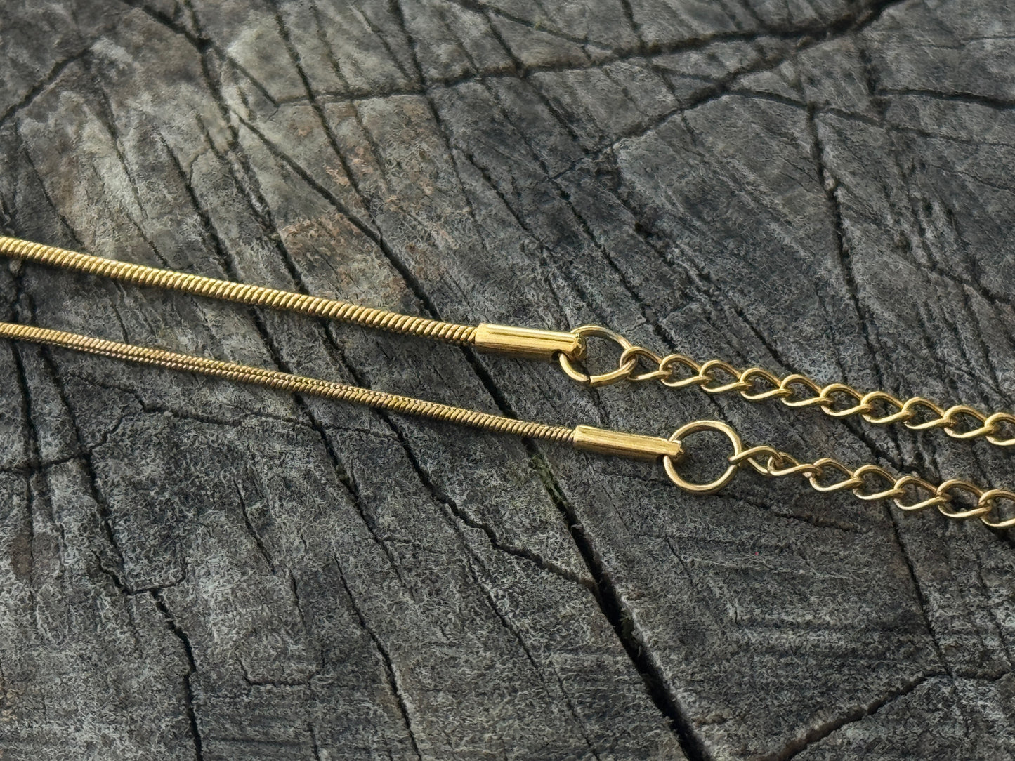 double row anklet made of colored beads and spirals 