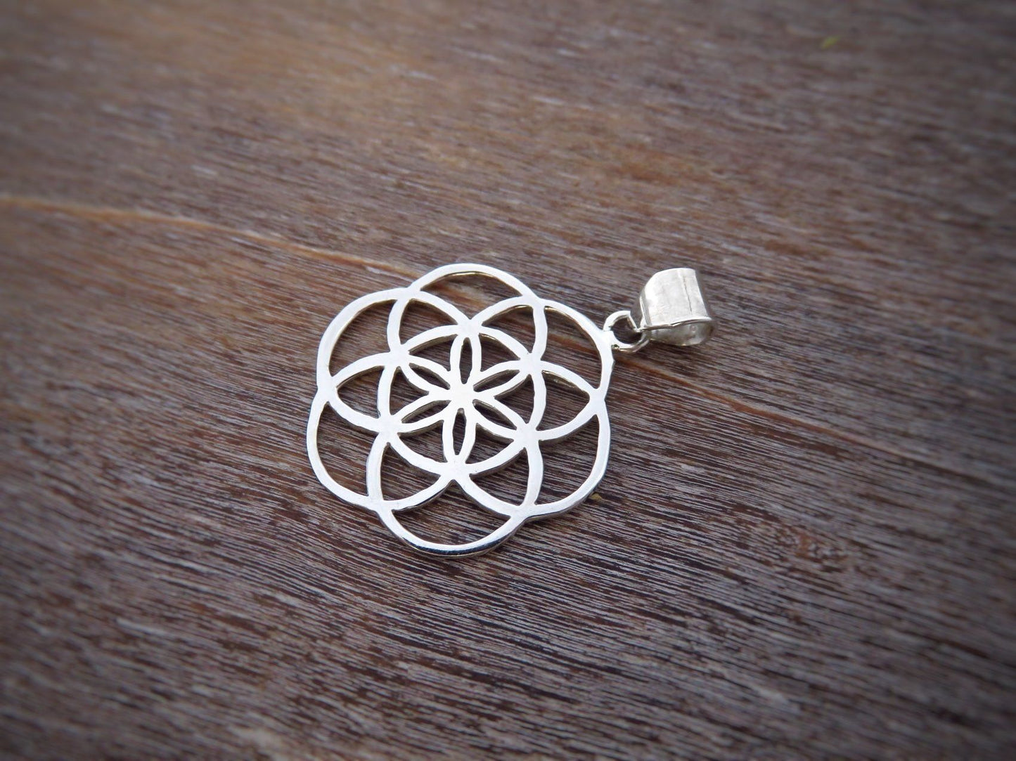 Pendant with the Seed of Life motif medium 